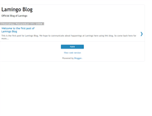 Tablet Screenshot of blog.lamingo.com
